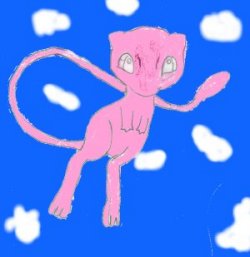 My drawing of Mew