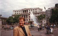 Stephen in Trafalgar Square
